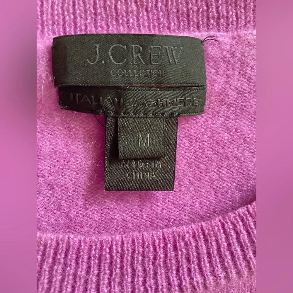 NWT J.CREW 100%Cashmere Sweater. M - Picture 4 of 14